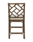 Stacie Rattan Lattice Back Stool