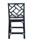 Stacie Rattan Lattice-Back Stool