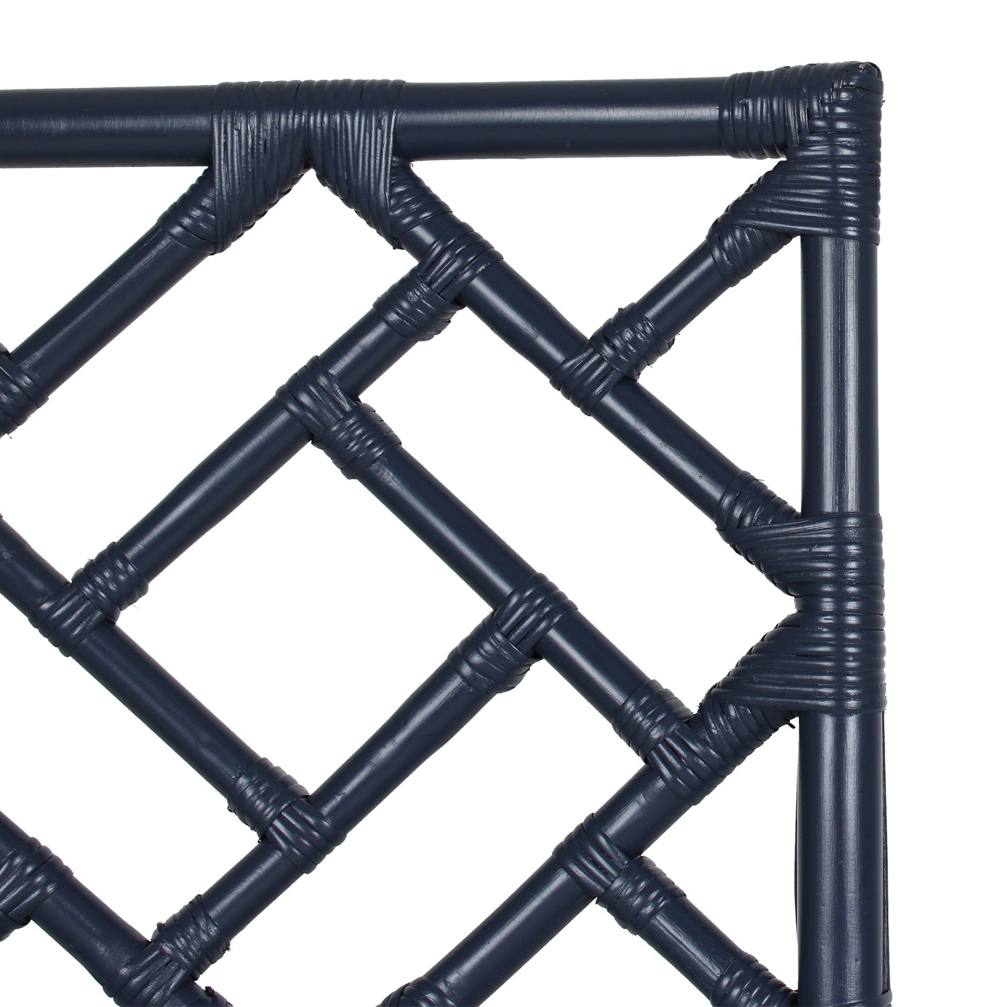 Stacie Rattan Lattice-Back Stool