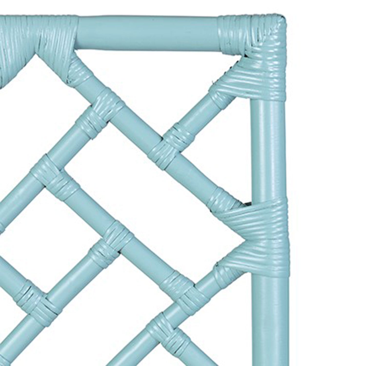 Stacie Rattan Lattice-Back Stool