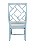 Stacie Rattan Lattice Back Dining Chair, Set of 2