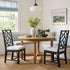 Grey Stacie Rattan Lattice Back Dining Chairs, Set of 2 Rattan dining chair