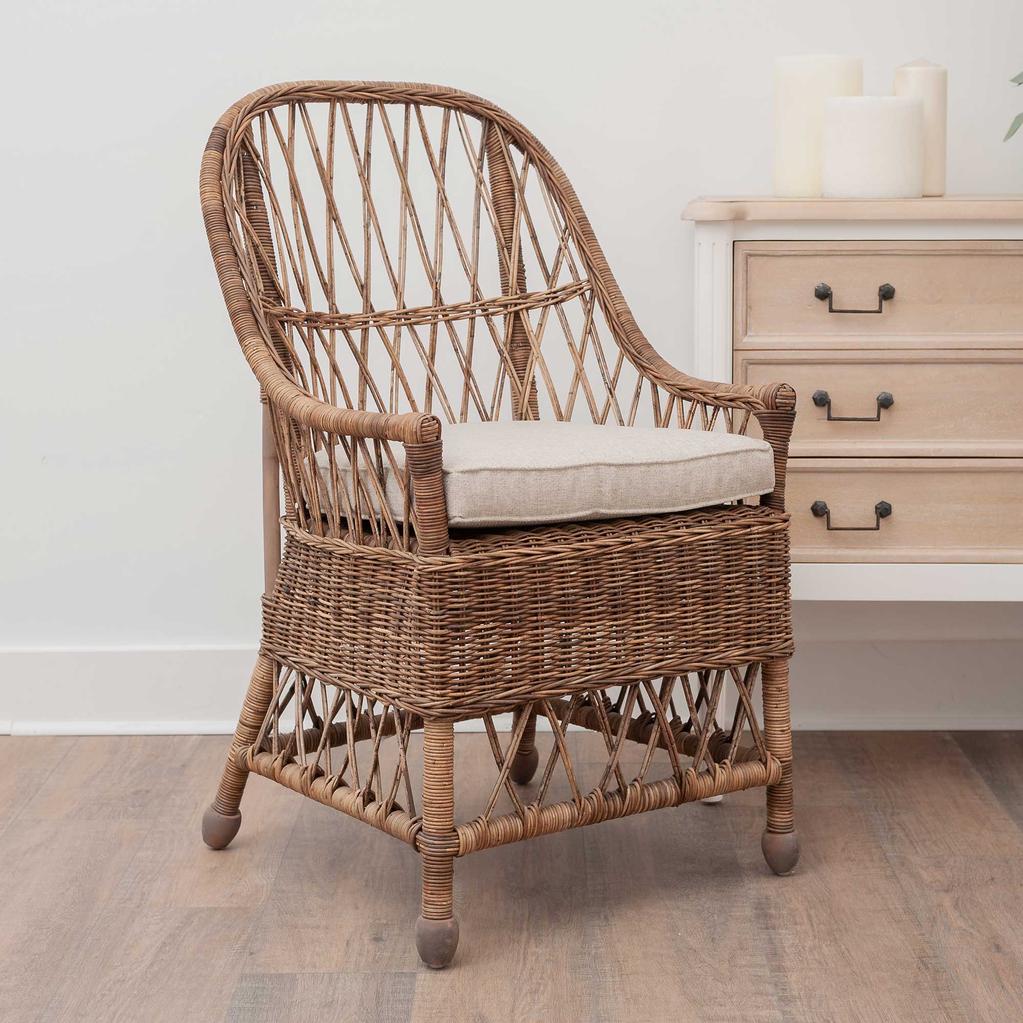 Bayside Raffia Arm Chair