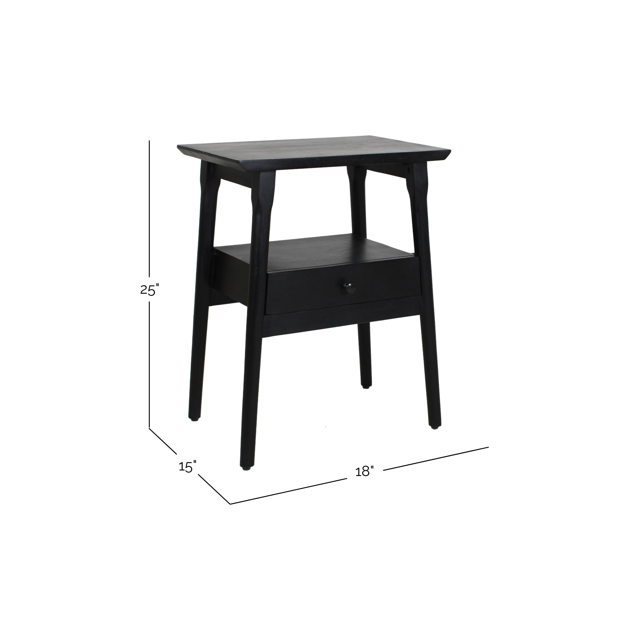 Kit 1 Drawer Storage Side Table
