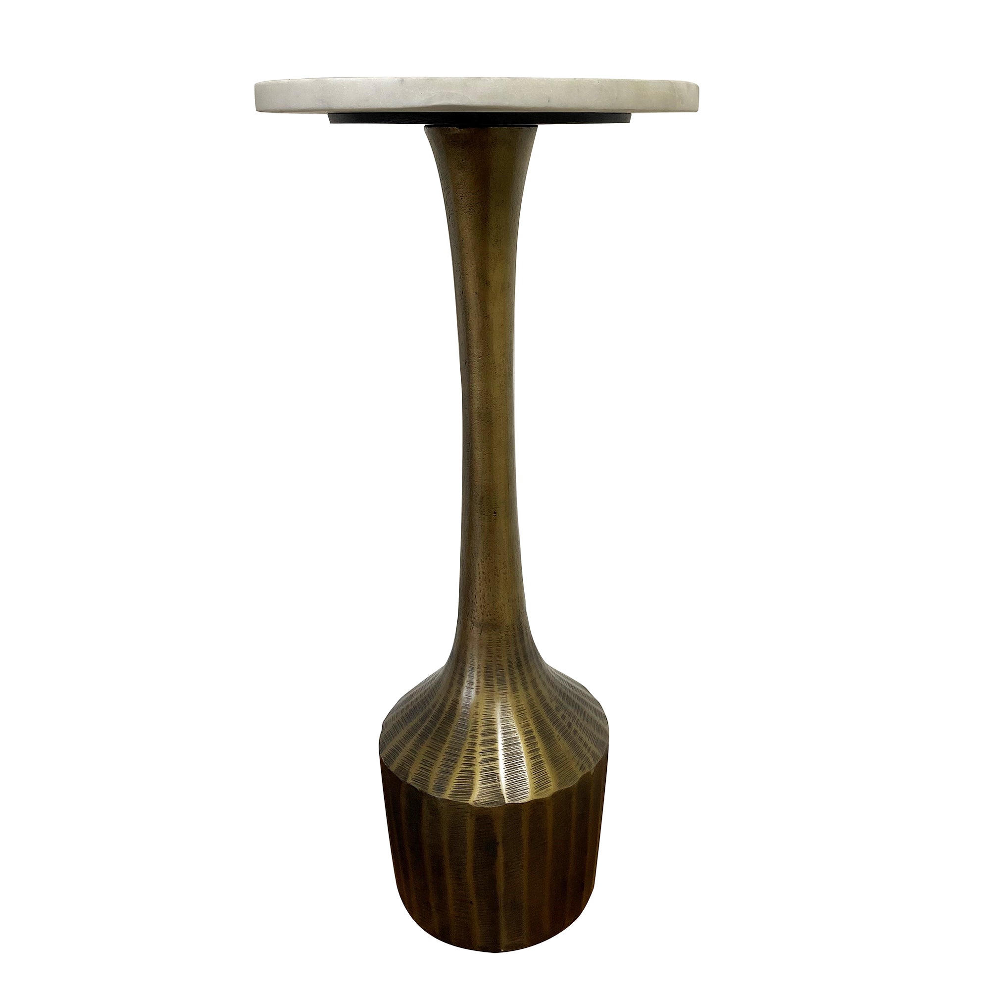 Indigo Road by Egypt Sherrod x East at Main Alto Textured Metal Martini Accent Table