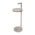 Ava Agate Martini Table Solid Wood accent table