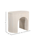 Indigo Road by Egypt Sherrod x East at Main Celeste 25"W Arch Side Table