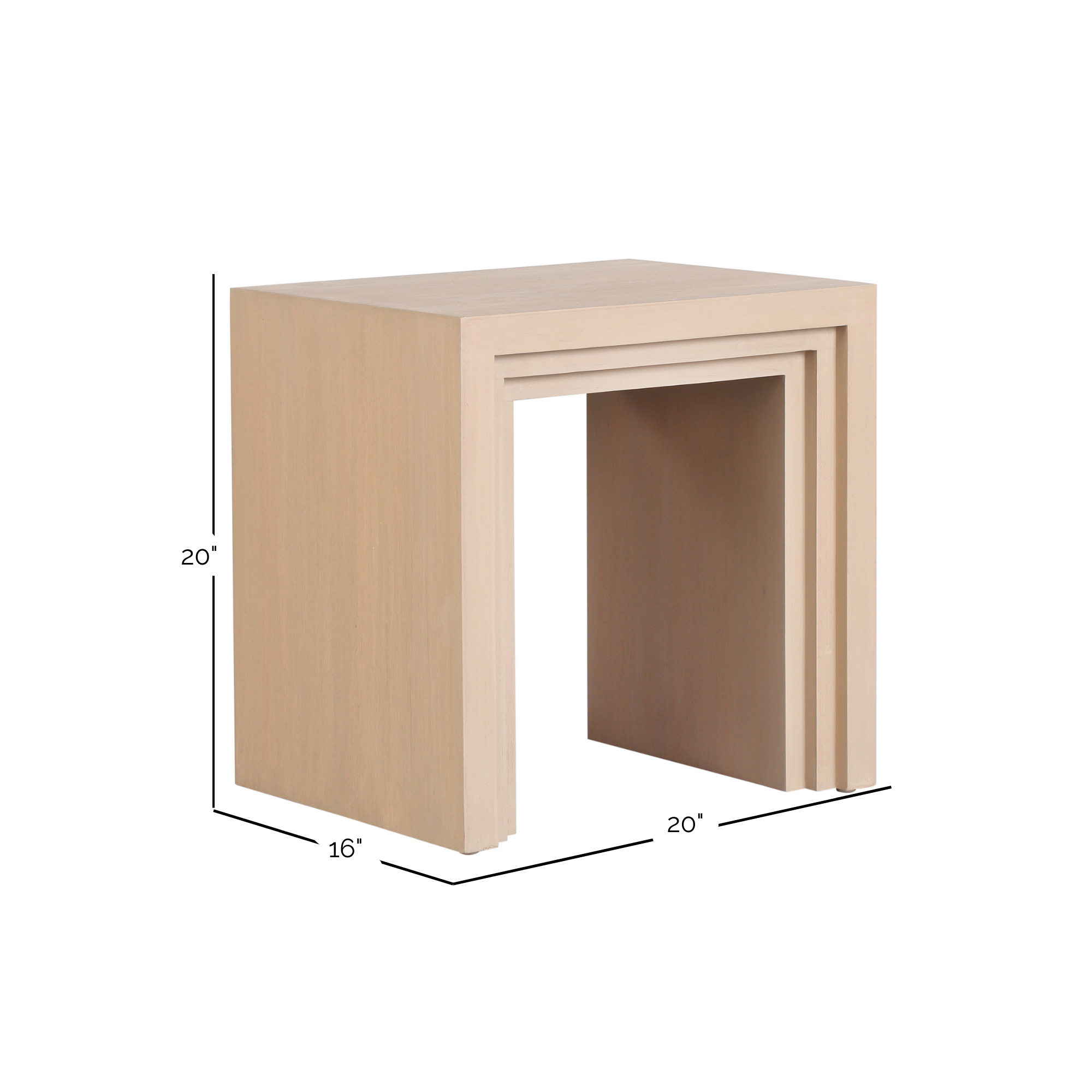 Indigo Road by Egypt Sherrod x East at Main Cascade Rectangular Side Table