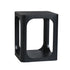 Black Addison Mango Wood 18" Storage Accent Table Mango Wood accent side table