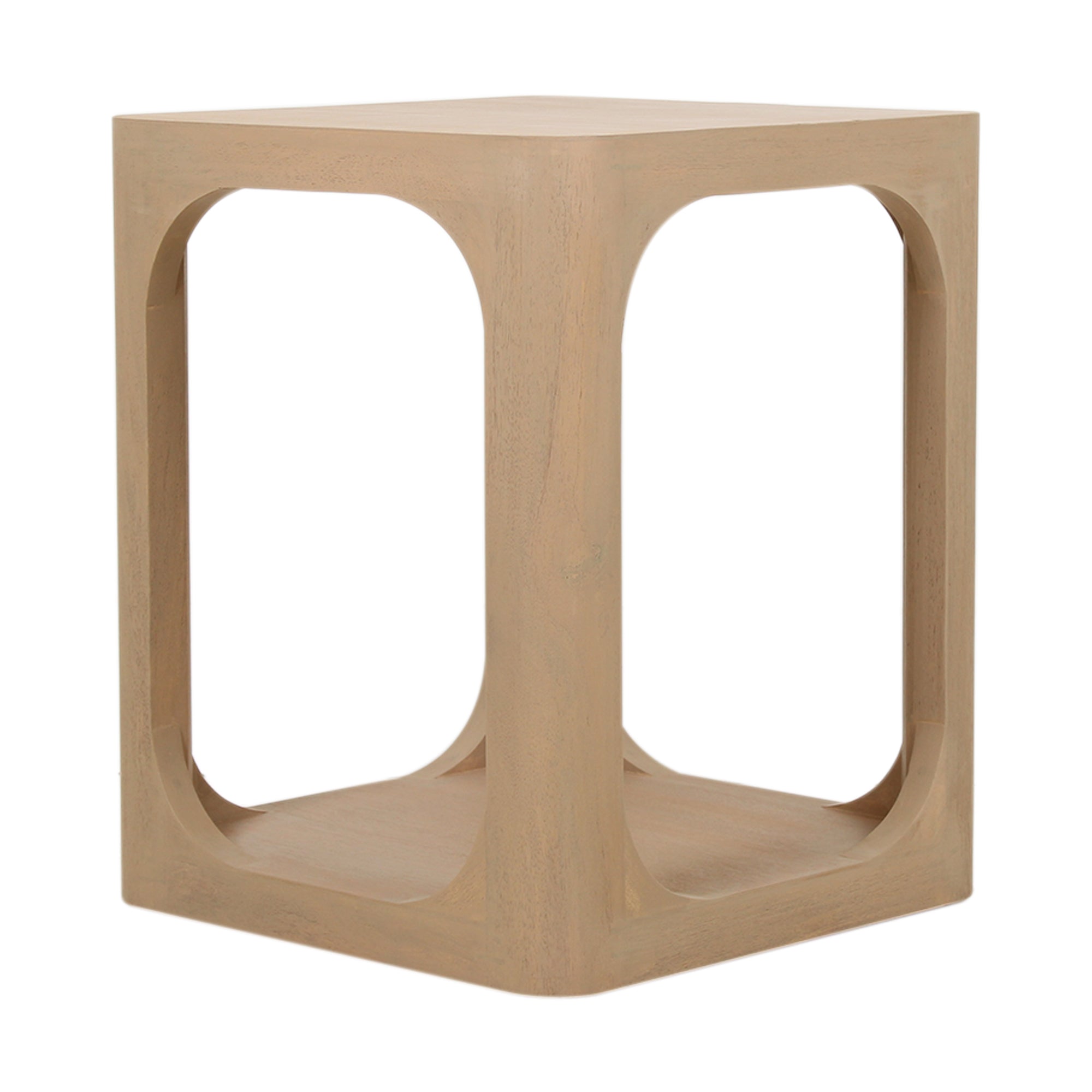 Addison Solid Wood Storage Accent Table