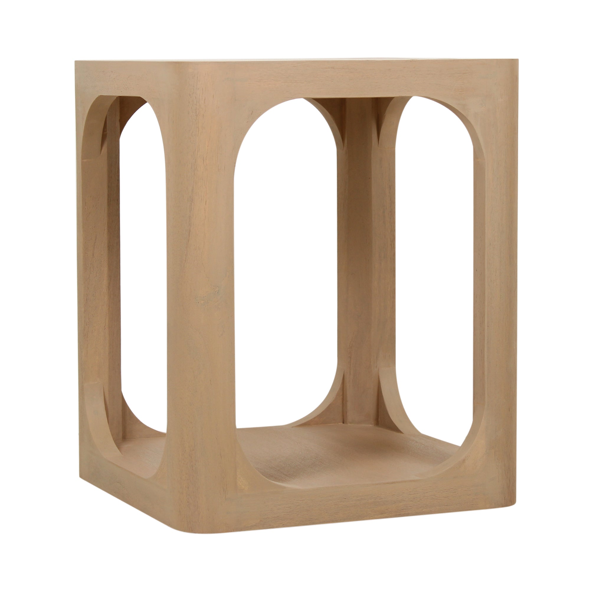 Addison Solid Wood Storage Accent Table