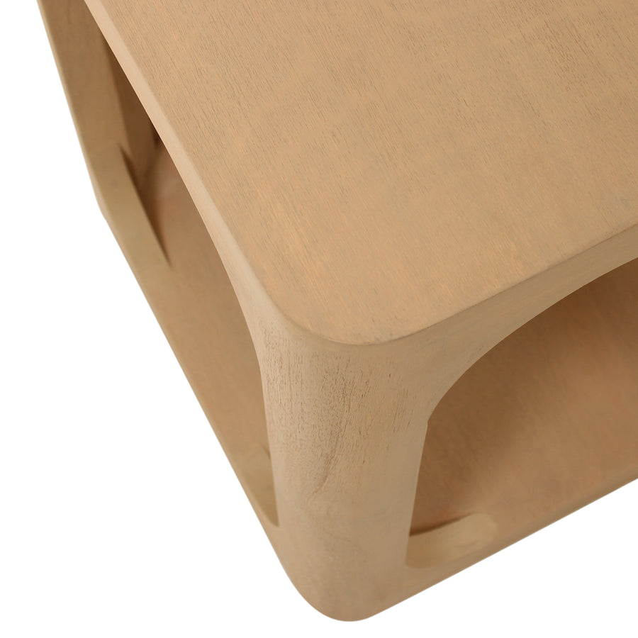 Addison Solid Wood Storage Accent Table