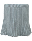 Betty Skirted Rattan Accent Table