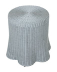 Betty Skirted Rattan Accent Table