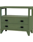Ezra Solid Wood 2-Drawer Nightstand
