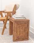 Soren Braided Seagrass Side Table