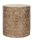 Tasi Round Capiz Shell Accent Table