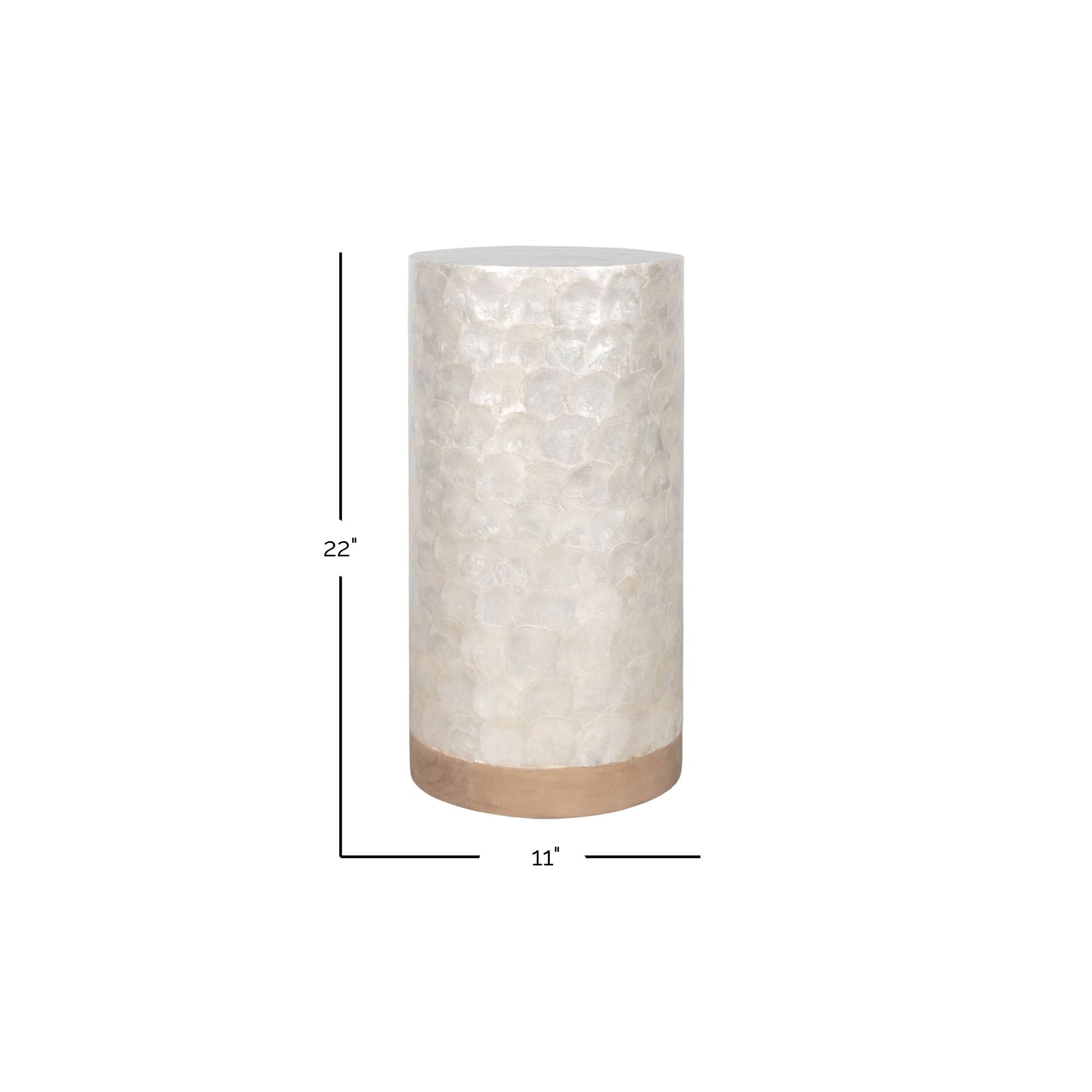 Tasi Capiz Shell Martini Table