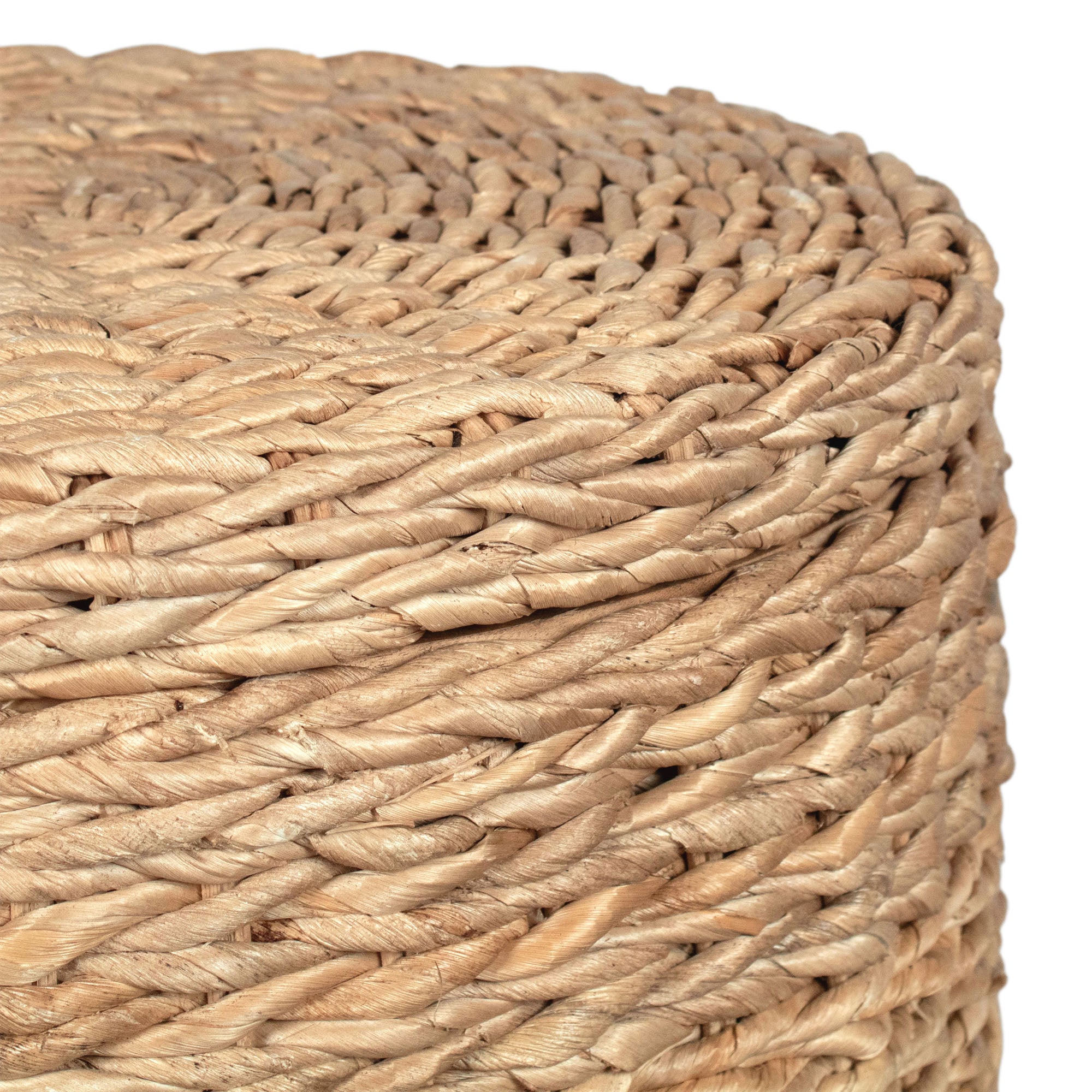 Delilah Round Woven Storage Side Table