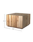 Harper Teak Block Coffee Table