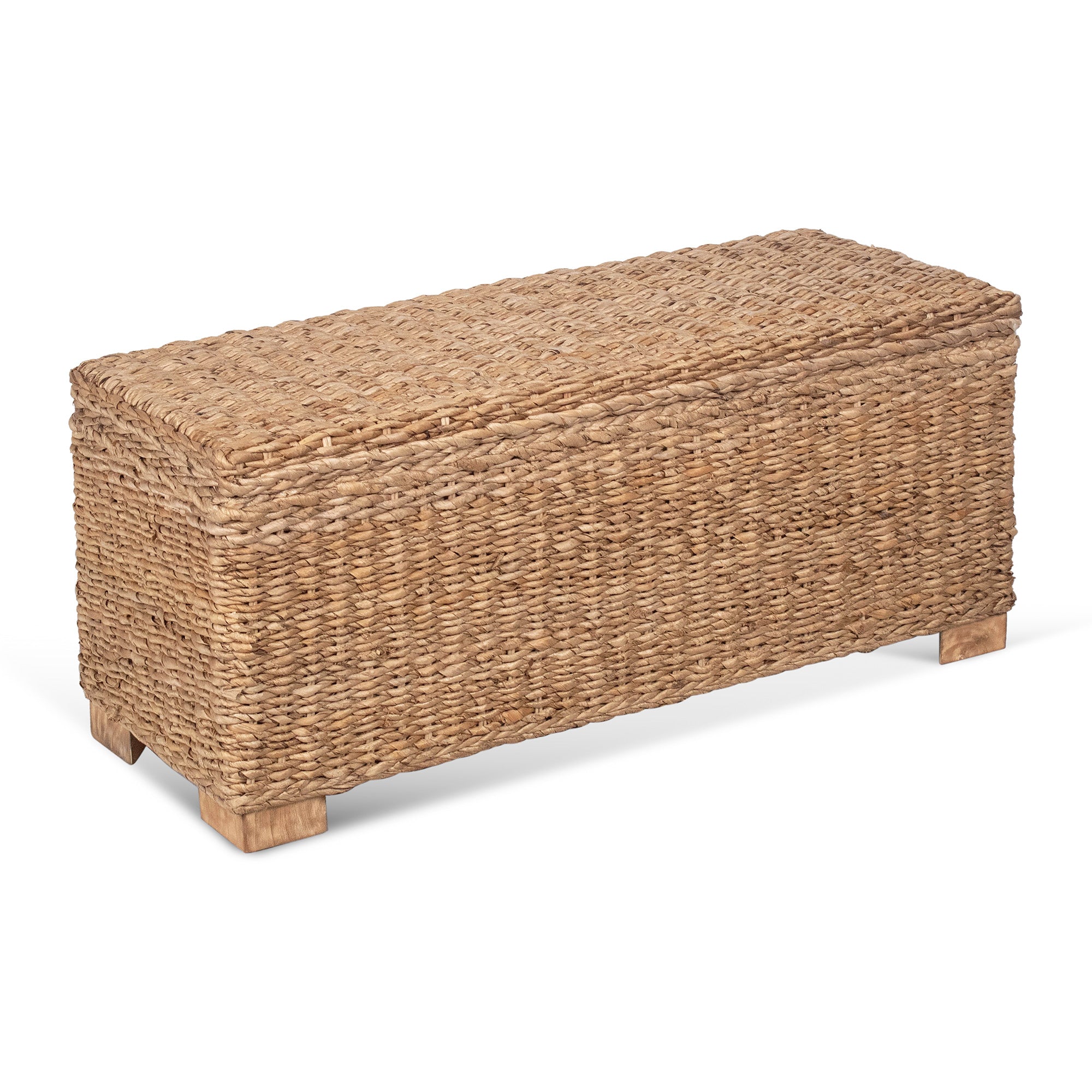 Daria Woven Abaca Storage Bench