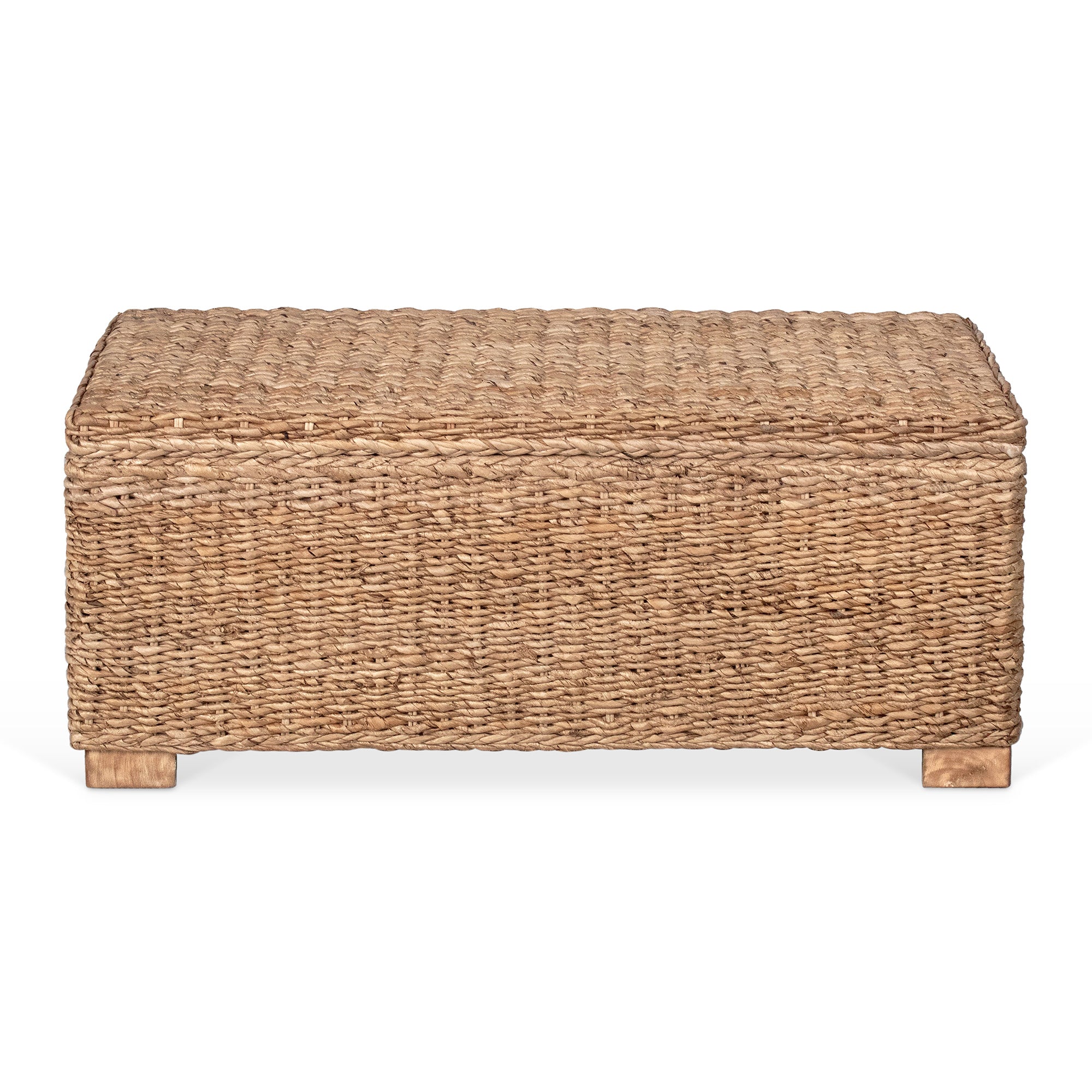 Daria Woven Abaca Storage Bench