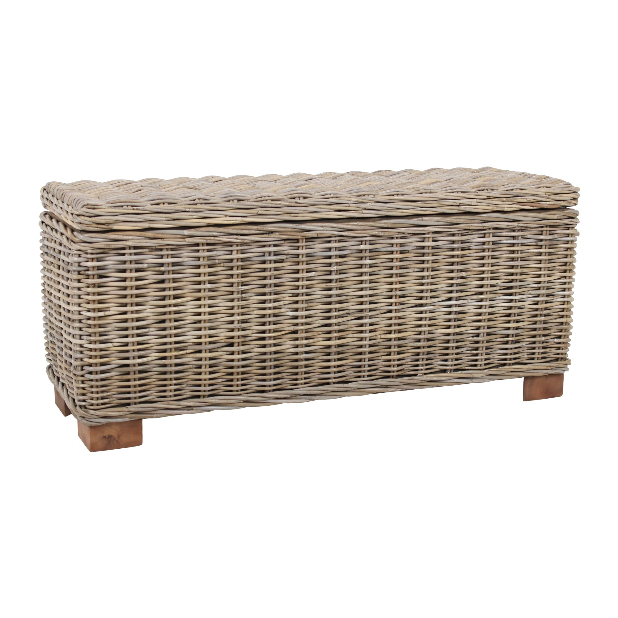 Daria Woven Abaca Storage Bench