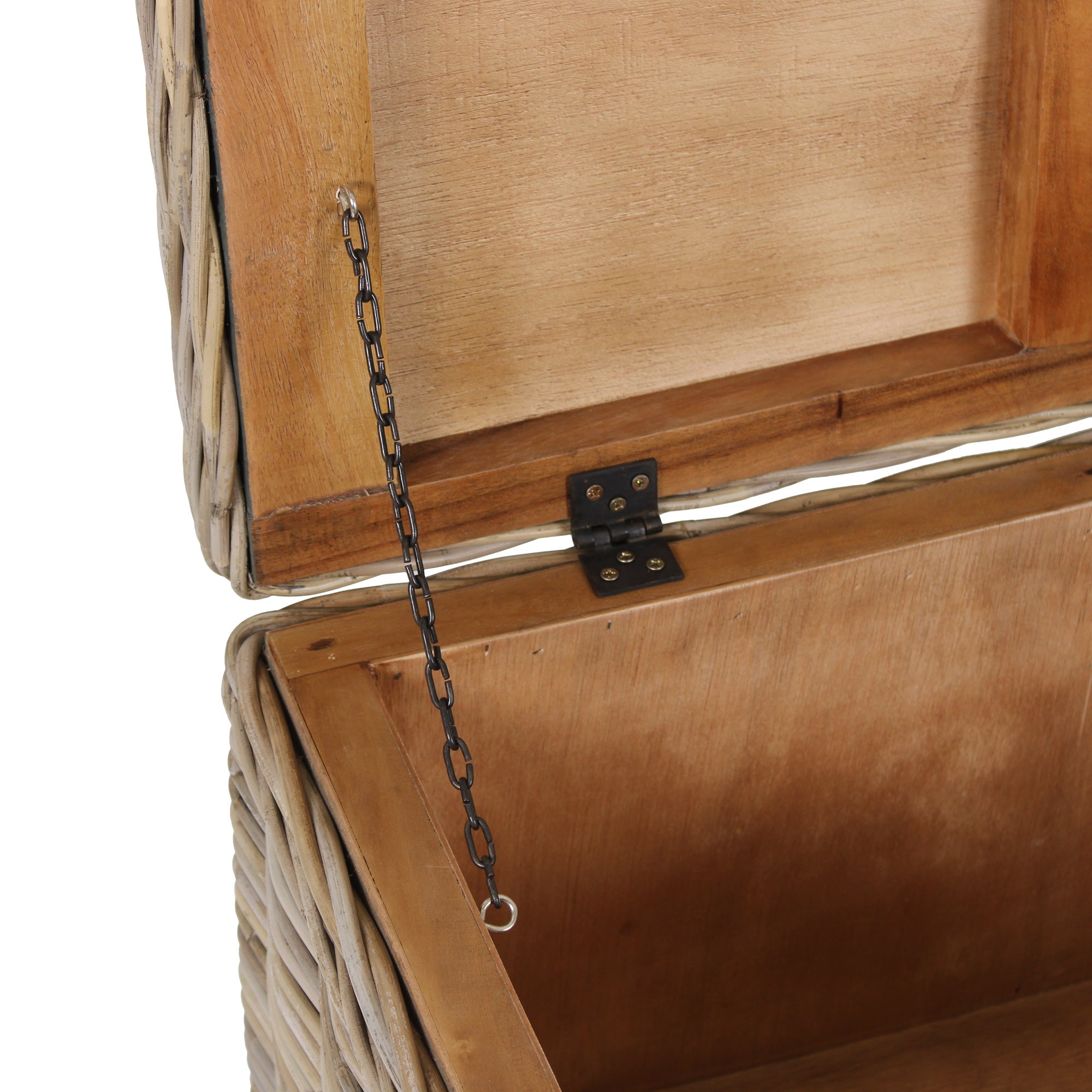Daria Woven Abaca Storage Bench