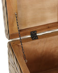 Daria Woven Abaca Storage Bench