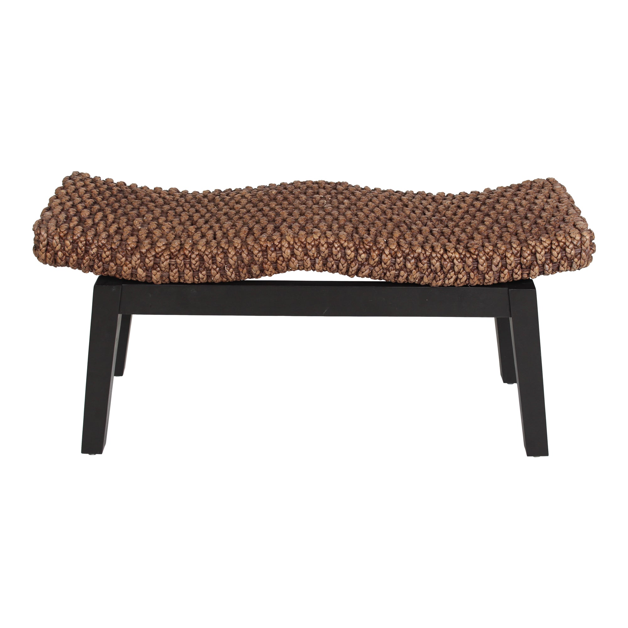 Myra Rattan Wave Bench