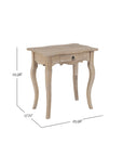 Benton 1 Drawer Curved Leg Accent Table