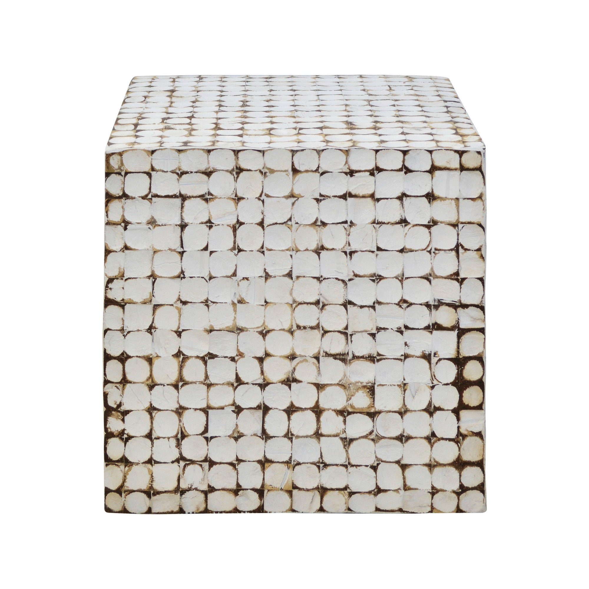 Juliette Coconut Square Accent Table