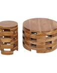 Lorena Round Teak Coffee Table