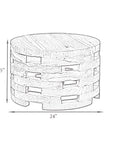 Lorena Round Teak Coffee Table