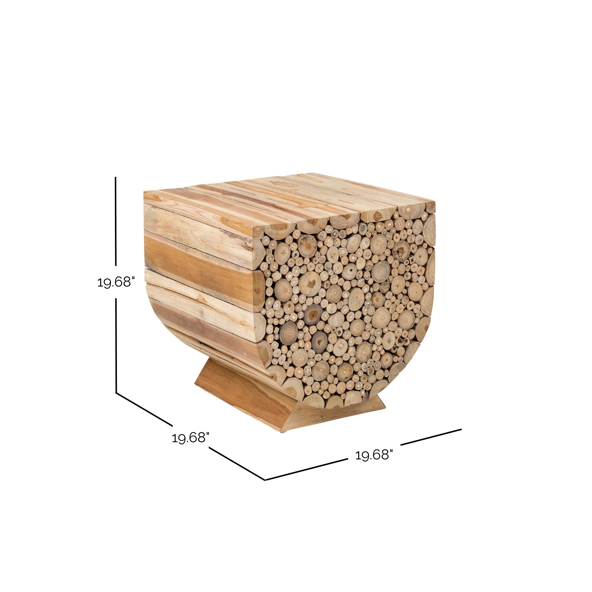 Harper Stacked Wood Accent Table