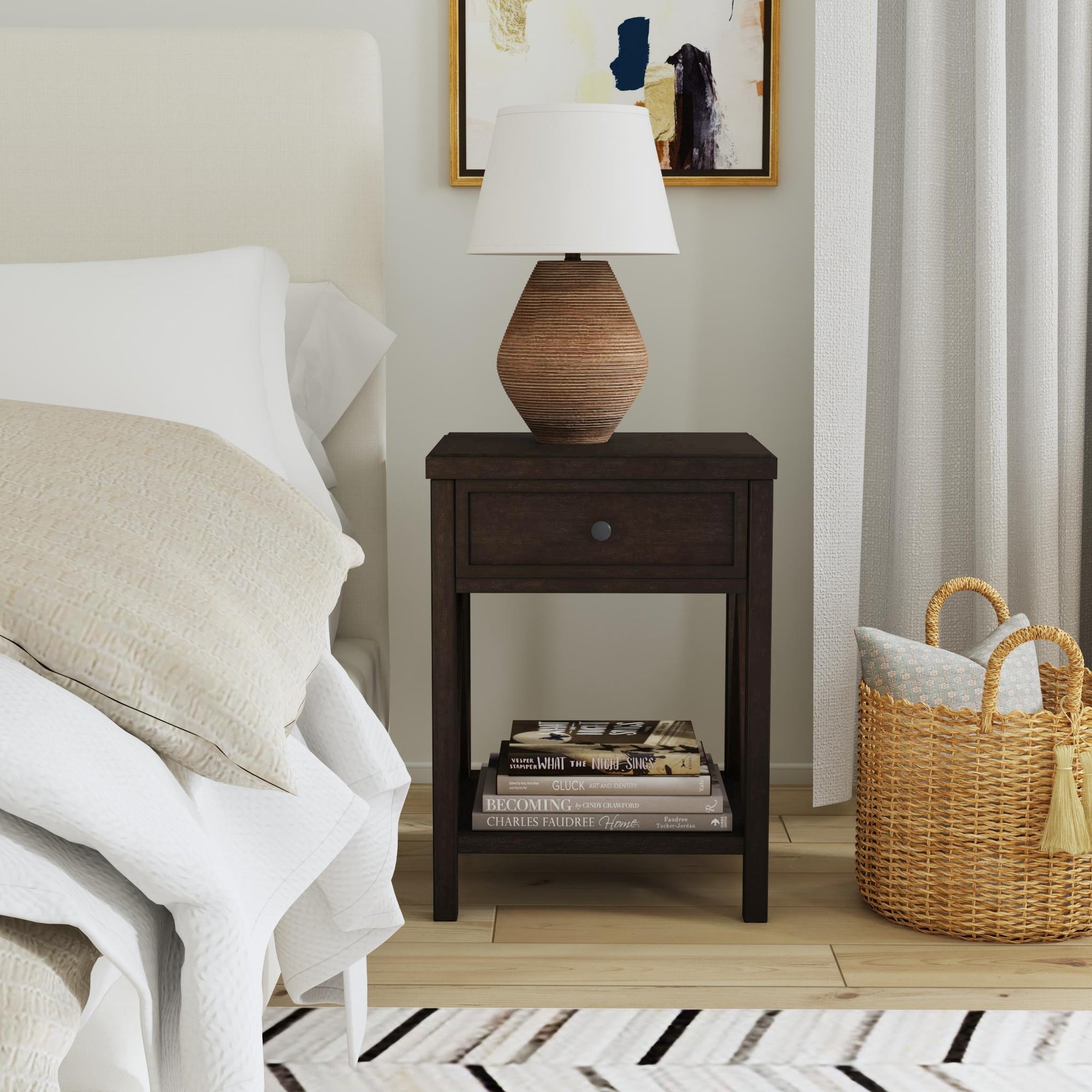 Wright 1 Drawer Nightstand