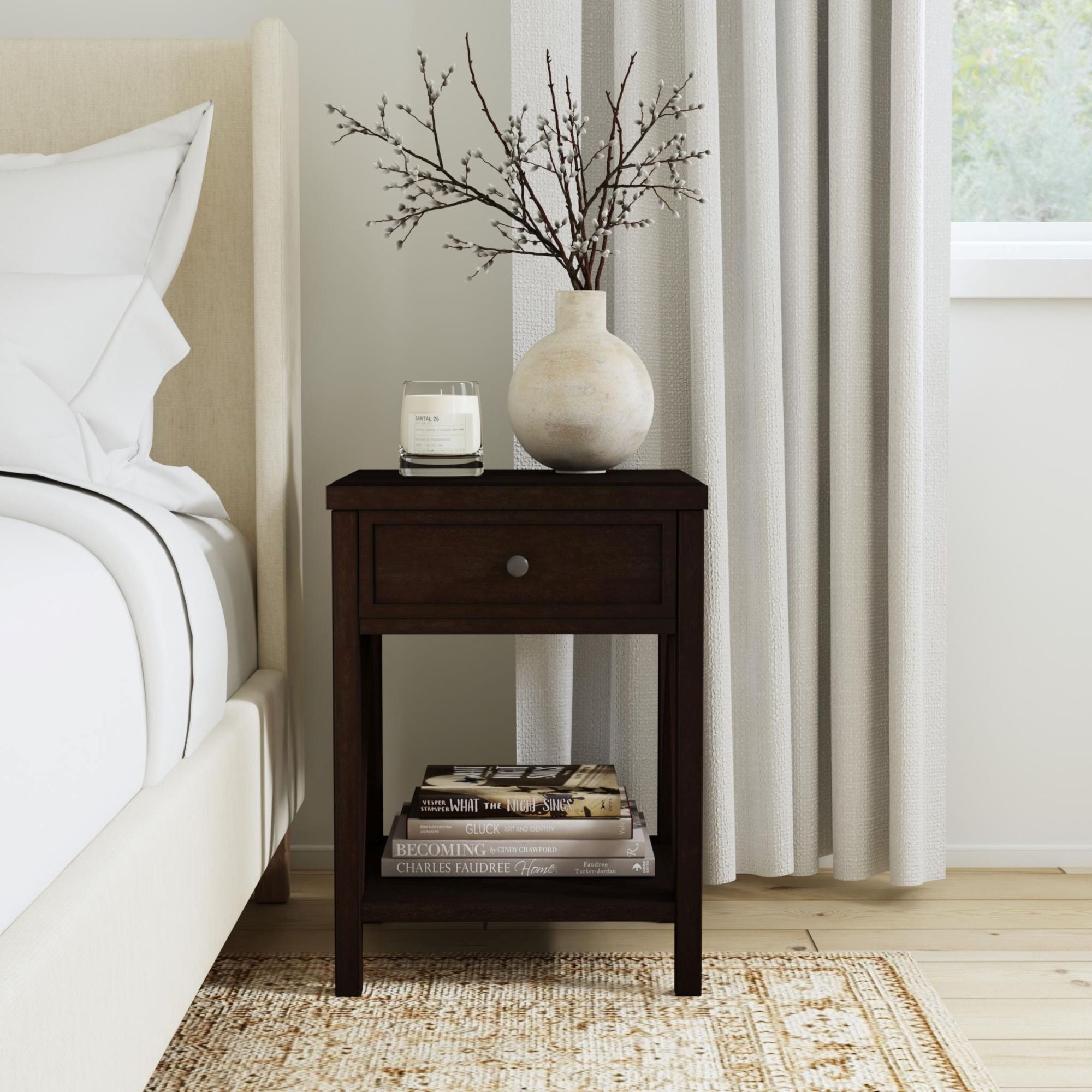 Wright 1 Drawer Nightstand