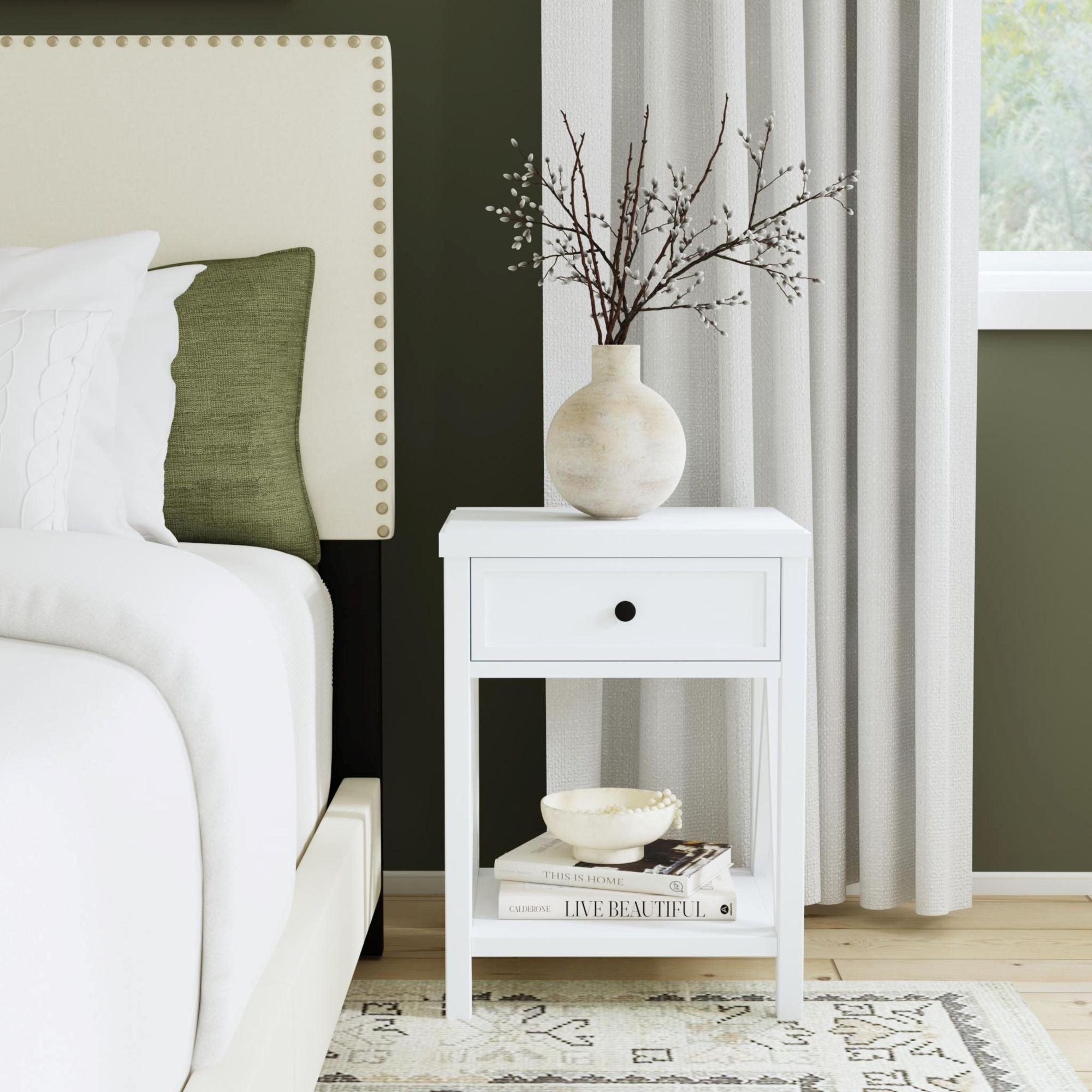 Wright 1 Drawer Nightstand