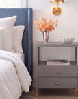 Hooper Solid Wood 2-Drawer Side Table