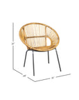 Marella Rattan Accent Chair