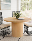 Indigo Road by Egypt Sherrod x East at Main Bianca 48" Round Natural Wood Dining Table