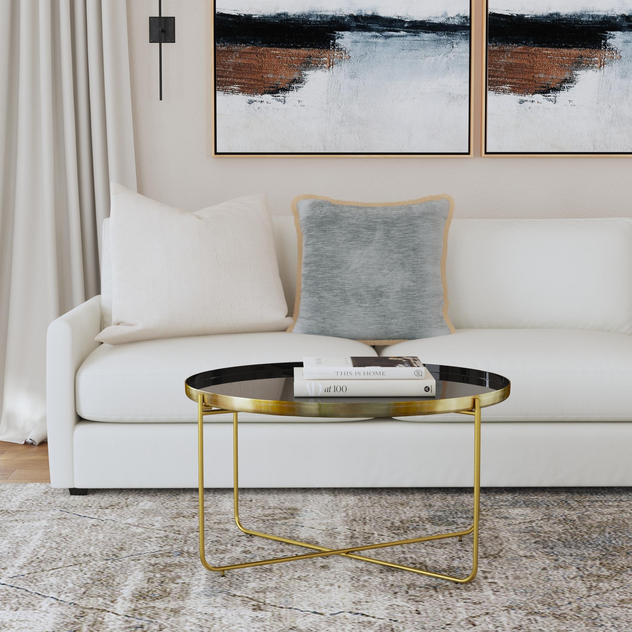 Jasmine Enamel Tray Top Coffee Table – East at Main