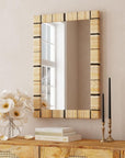 Leila Seagrass Rectangular Mirror