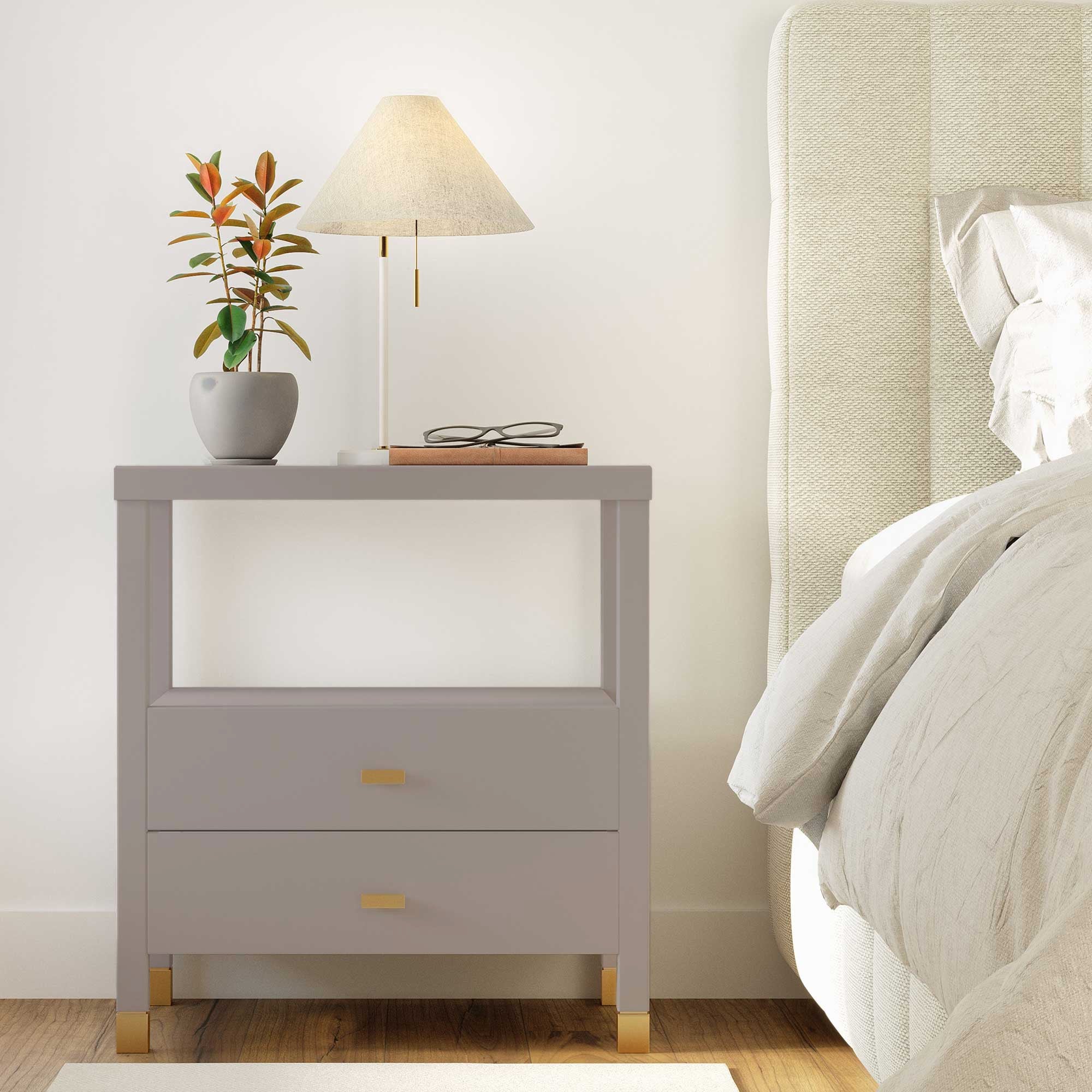 Hooper 2 Drawer Side Table
