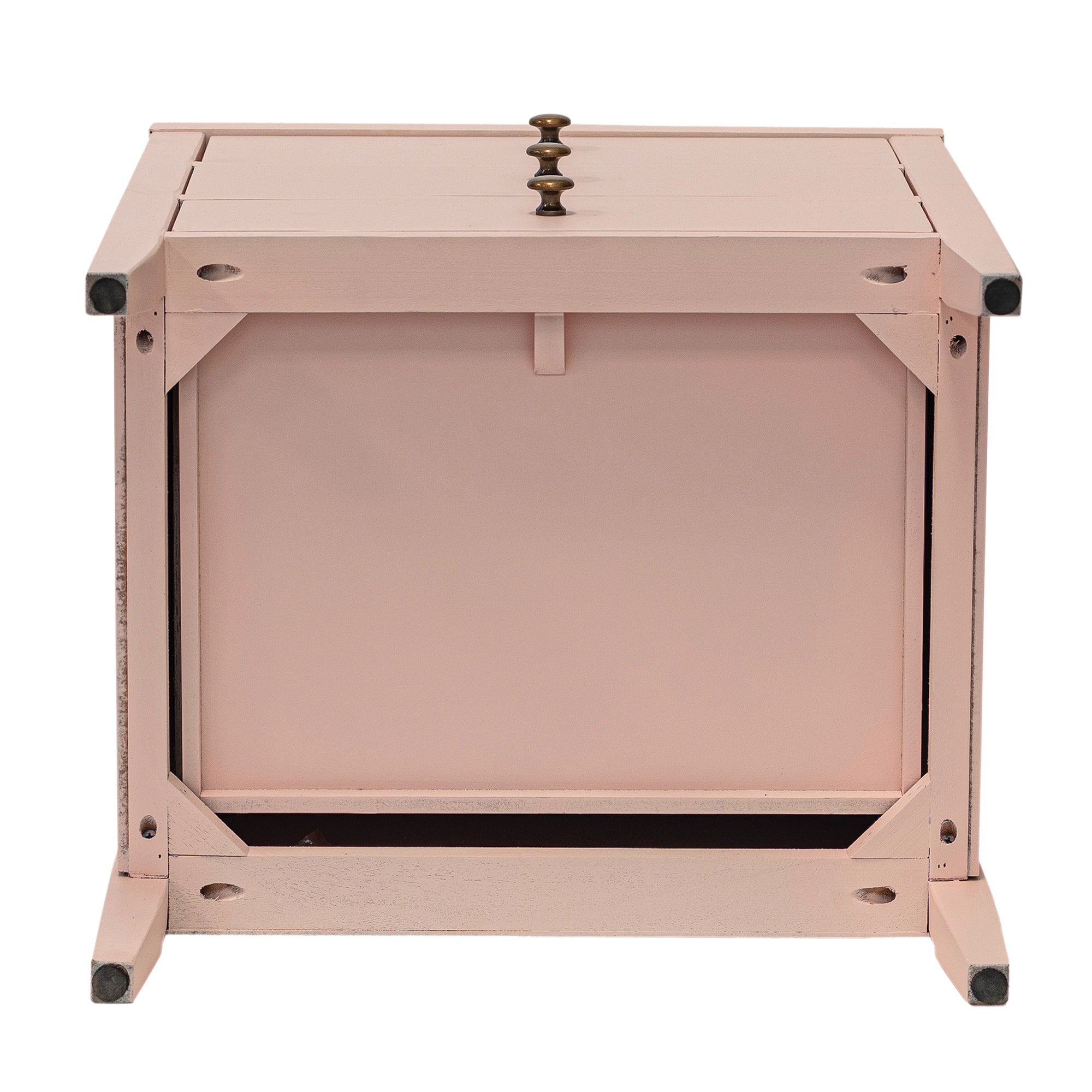 Webb 3 Drawer Solid Wood Nightstand