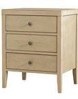 Webb 3 Drawer Solid Wood Nightstand