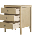 Webb 3 Drawer Solid Wood Nightstand