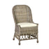 Grey Marietta Curved Back Rattan Dining Chair Rattan dining chair