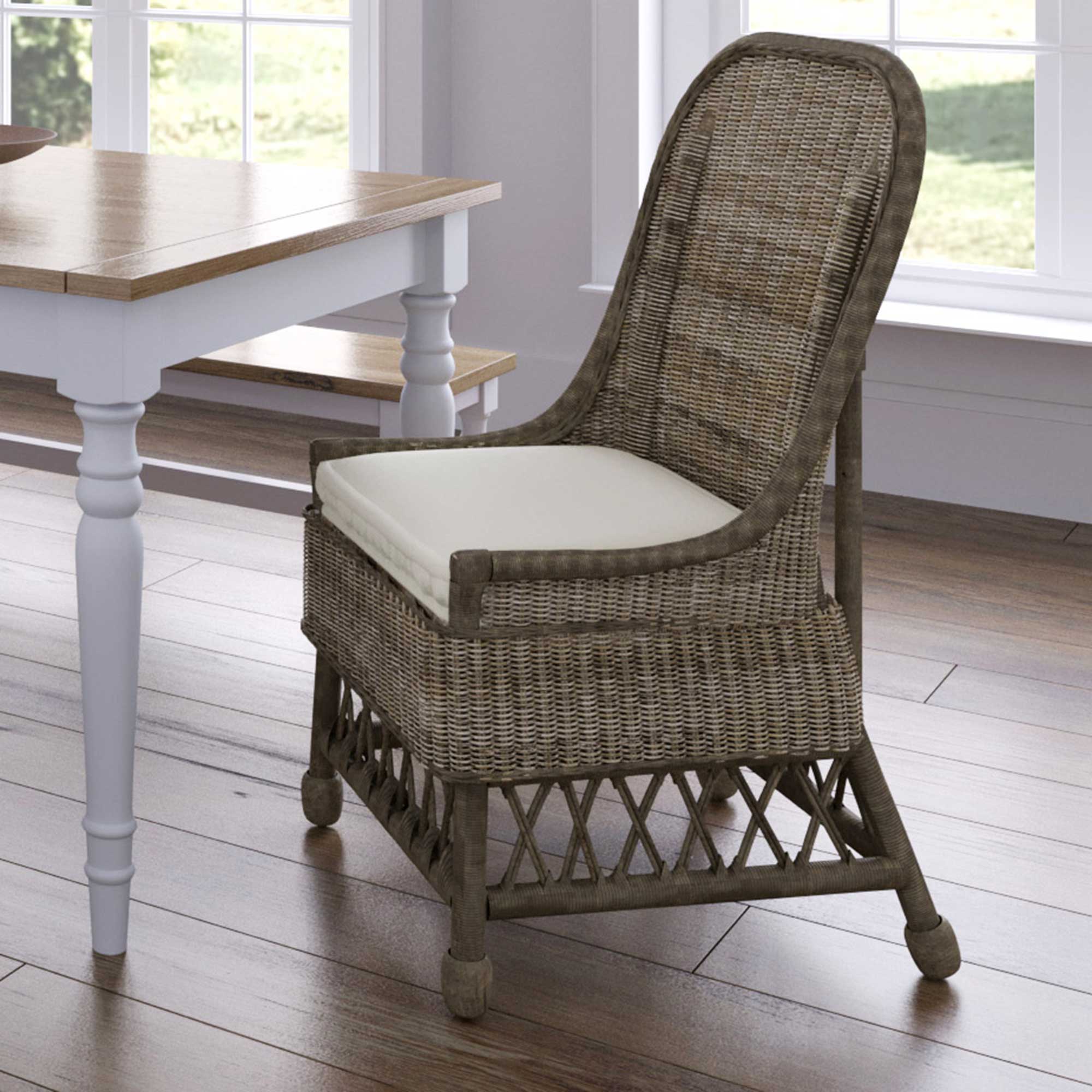 Marietta Rattan Dining Chair – East at Main