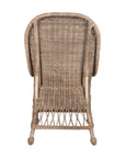 Marietta Curved Back Rattan Dining Chair Solid Wood dining chair
